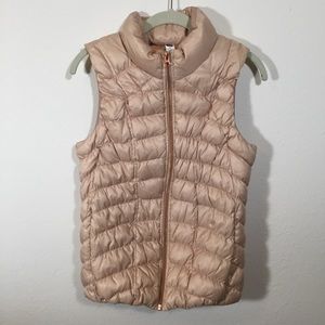 Pure+Good Pink / Rose Gold Puffer Down-Filled Vest
